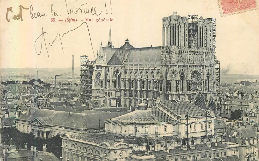 Reims — Vista geral — editor desconhecido, n° 65 - Frente
