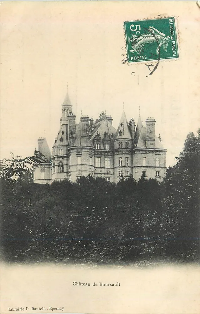 Castelo de Boursault — Epernay — Livraria P. Dautelle - Frente