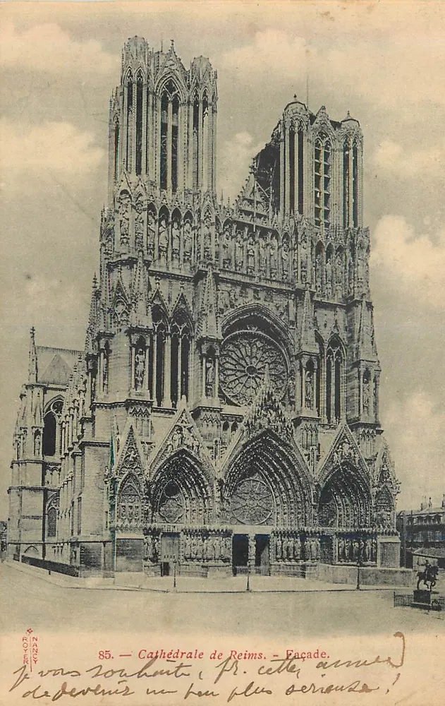 Catedral de Reims — Fachada — Robery, n°85 - Frente