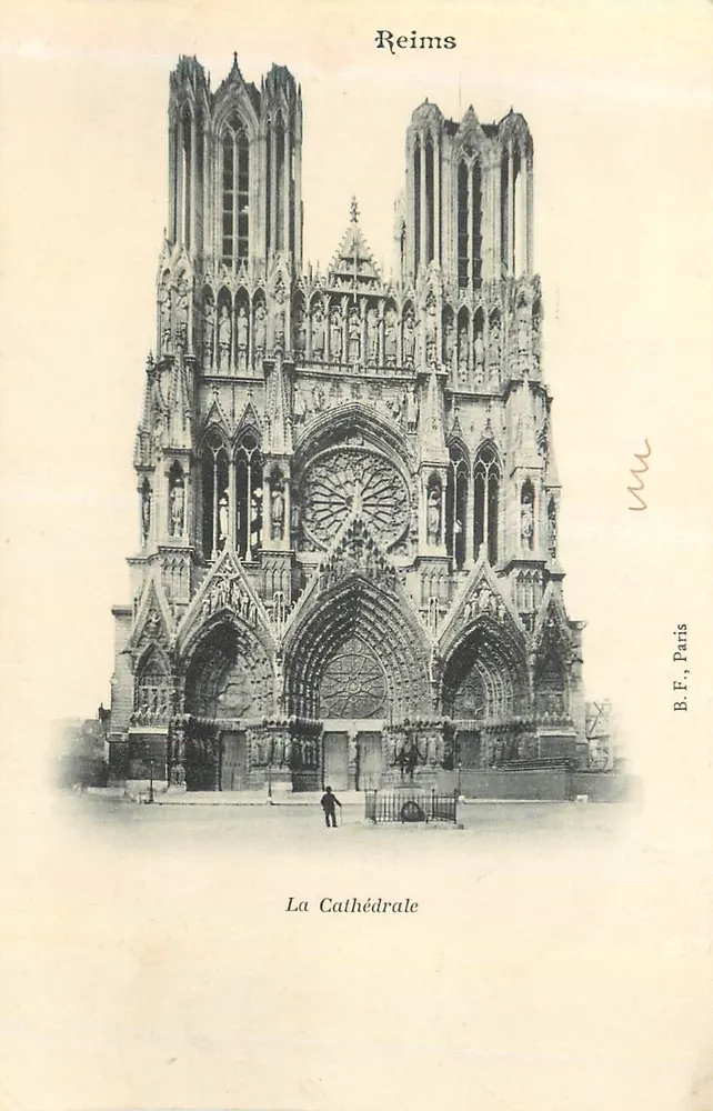 Reims — A Catedral — B.F., Paris - Frente