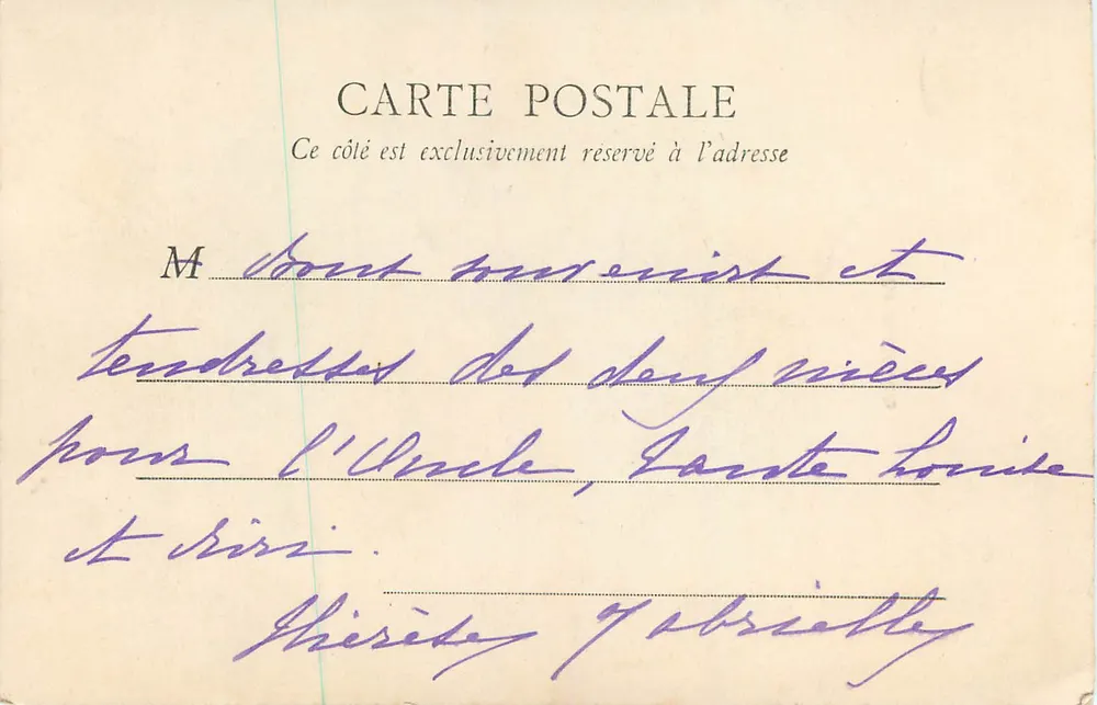 Reims — A Catedral — B.F., Paris - Verso