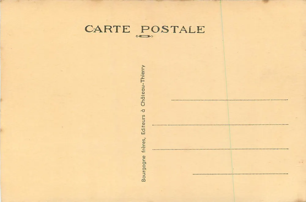 Chalons-sur-Marne — Jardin du Jard - Hauptallee — J.B. Nr. 45 - Rückseite