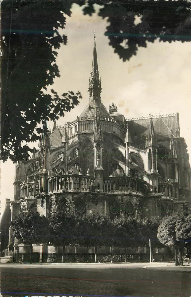 Reims — Abside da Catedral — Edição ENNEGÉ n° 9033 - Frente
