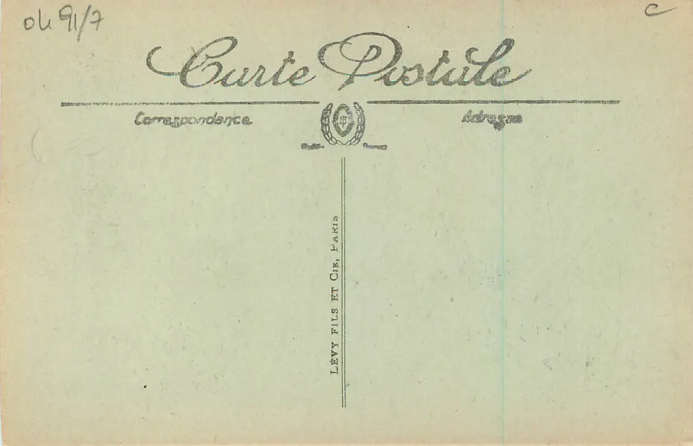 Épernay — Krankenhaus-Hospiz Auban-Moët — Pavillon der Alten (Frauen) — LL. Nr. 33 - Rückseite