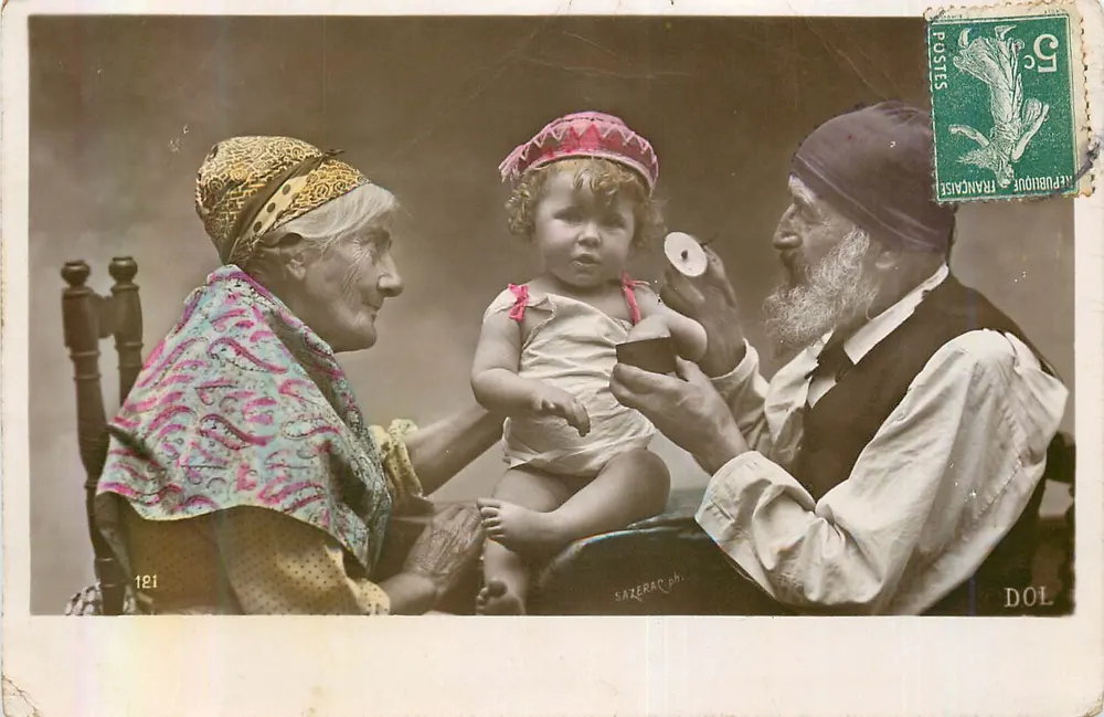 Família judaica — Sazerac — editor Sazerac, n°121 - Frente