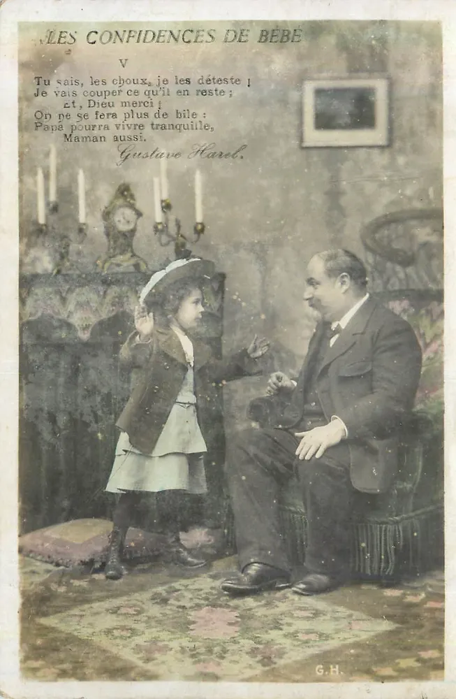 Les Confidences de Bébé — Série V — Gustave Harel - Recto