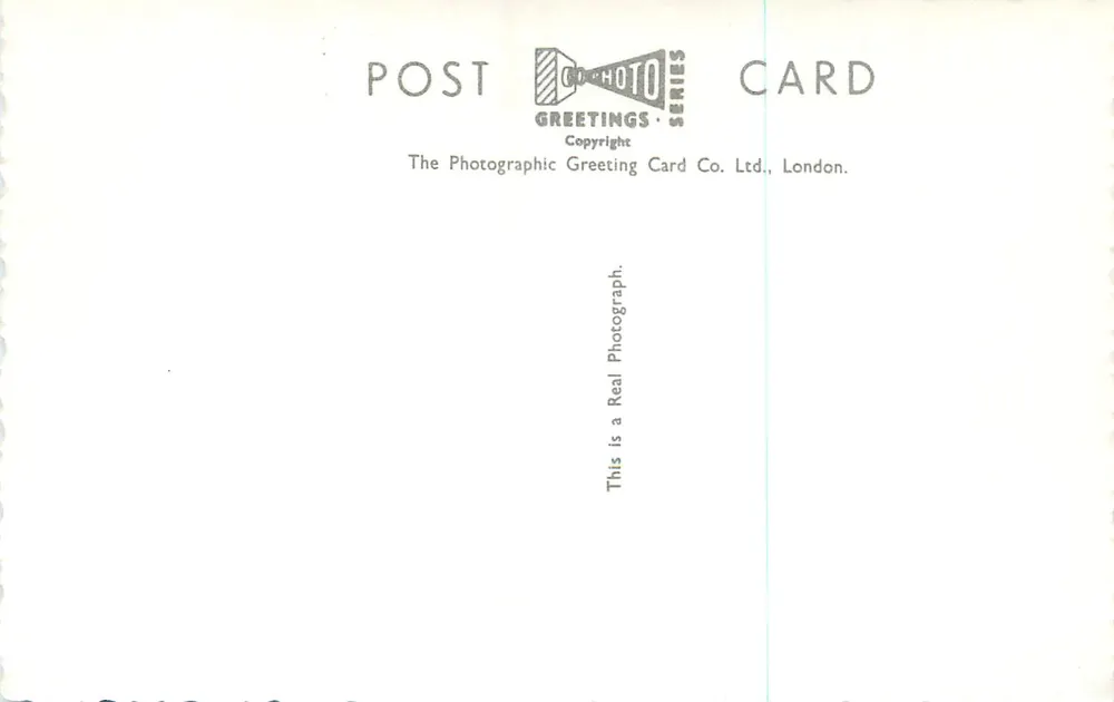 La Tour de Londres la nuit — RF 24 — The Photographic Greeting Card Co. Ltd. - Verso