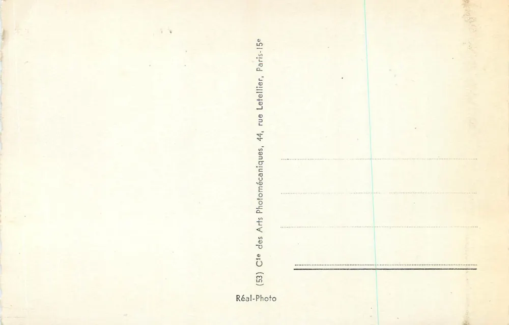 Ansicht der Mont-Blanc-Kette — Chamonix — La Flégère — Nr. 182 - Rückseite