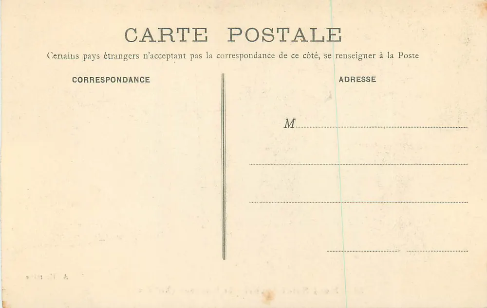 Mont-Saint-Michel — Der Promenoir (12. Jahrhundert) — A l’Hermine, Nr. 58 - Rückseite