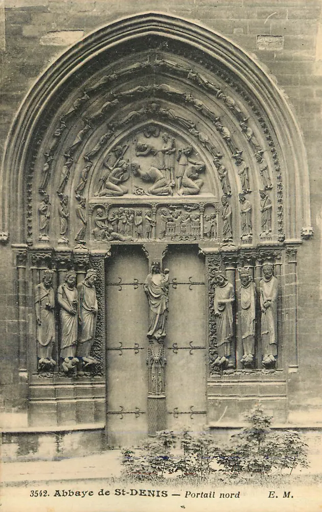 Abadía de San DENIS — Portal norte —n° 3542 - Anverso