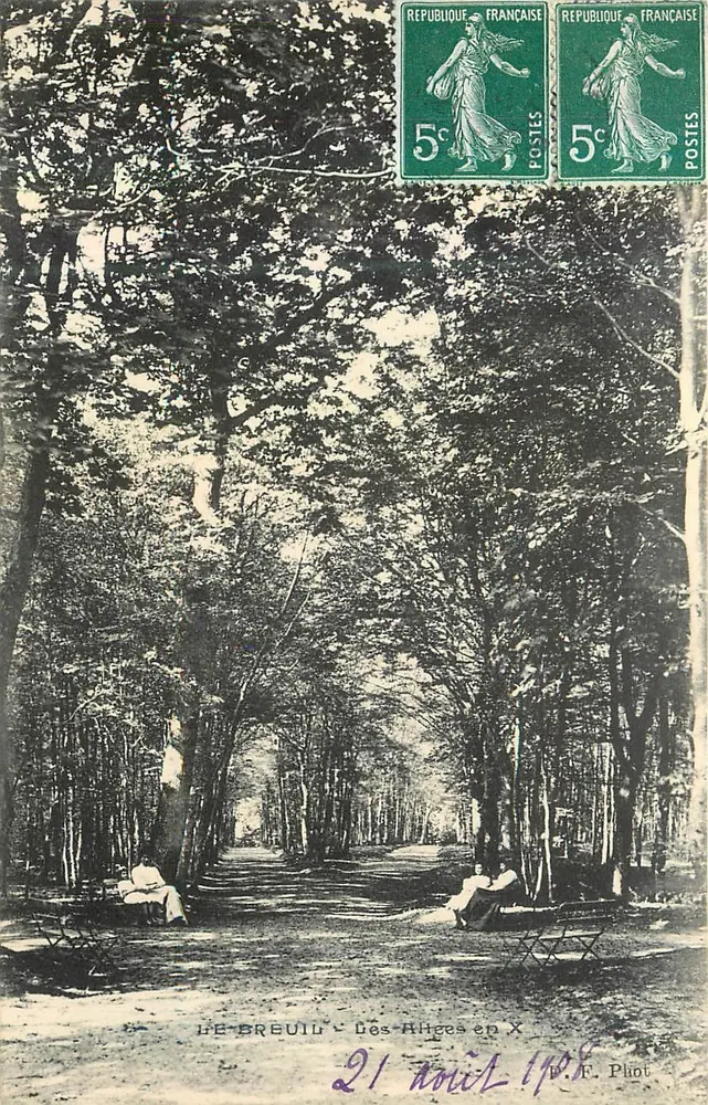 Le Breuil — As Avenidas em X — P. F. Phot - Frente