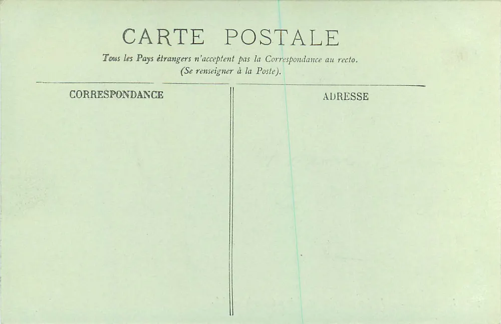 Le Havre — Der Öffentliche Garten und Rue de Paris — LL. n°76 - Rückseite