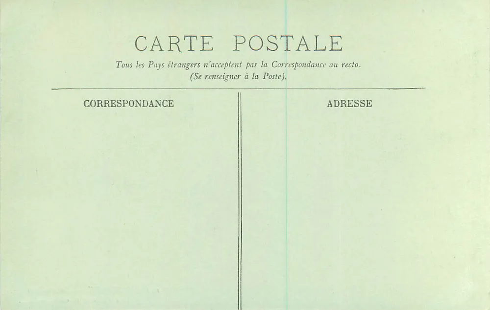 Le Havre — Sainte-Adresse. Eine Villa der Küste. — LL. - Rückseite