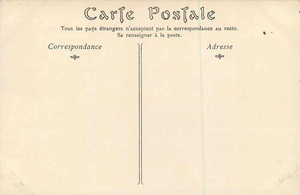 Parque do Castelo de Maintenon — Uma Avenida — ND Phot, n°142 - Verso