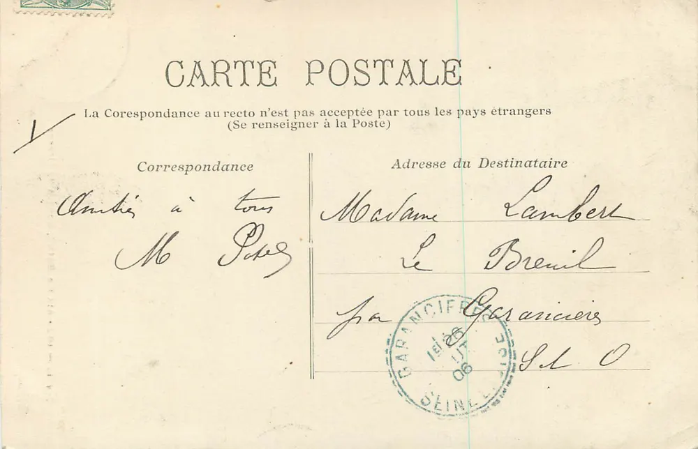 AIX-les-BAINS, Gorges de Sierroz — Savoie — 102 — Éditeur non visible - Verso