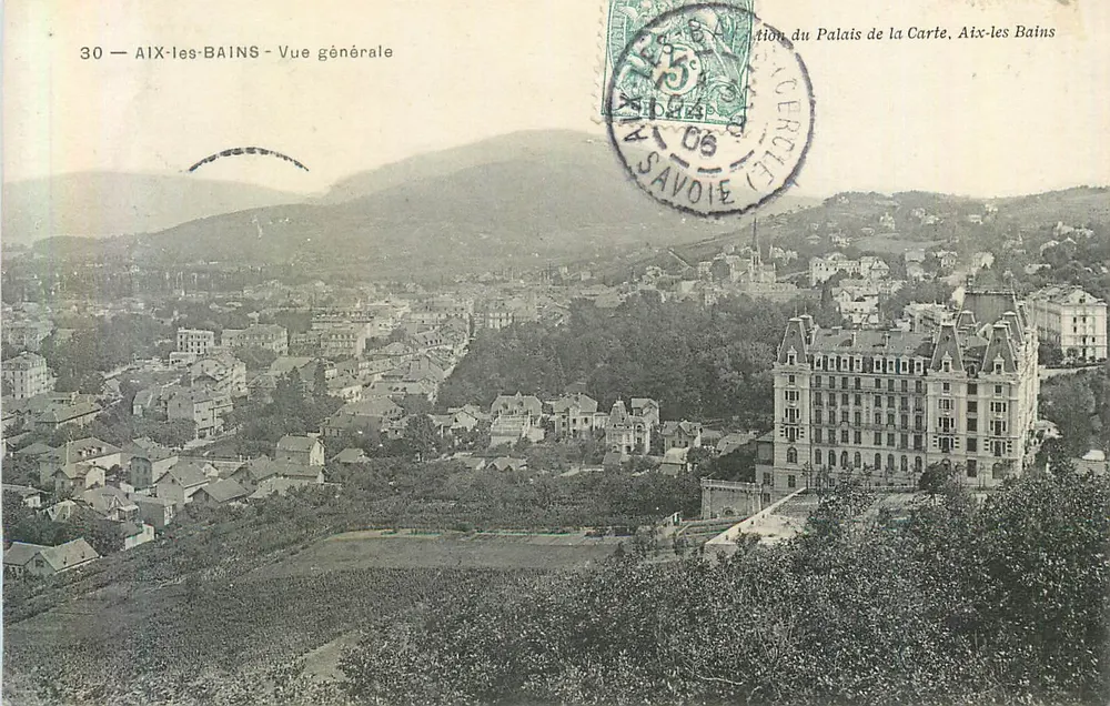 AIX-les-BAINS - Vista geral — edição do Palácio da Carta, Aix-les-Bains - Frente