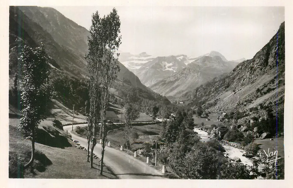Estrada de Gèdre a Gavarnie — Edição Quinault - Lourdes - Frente