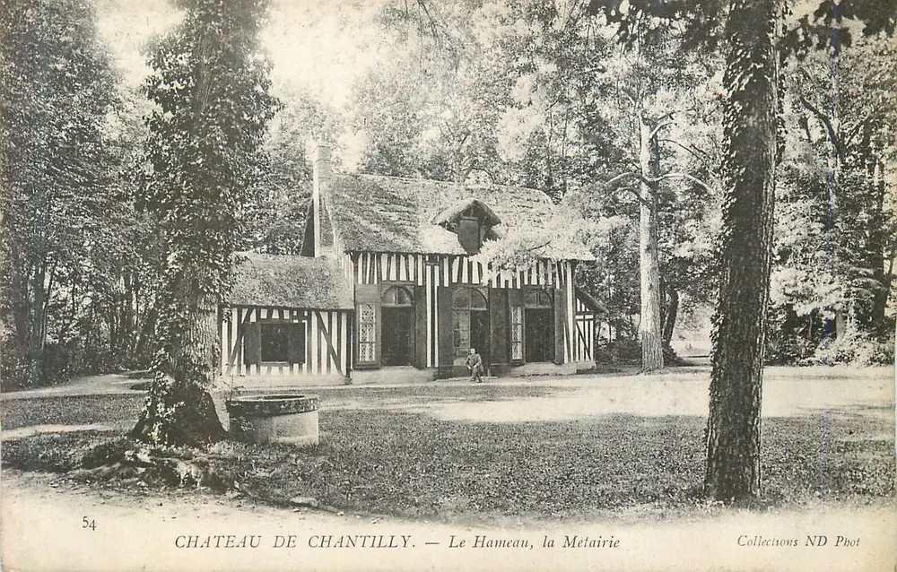 Schloss Chantilly — Das Dorf, die Metairie — Collections ND Phot - Vorderseite