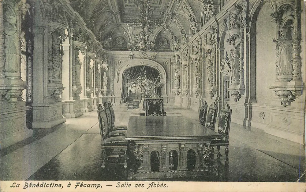 A Bénédictine, em Fécamp — Sala dos Abades. - Frente