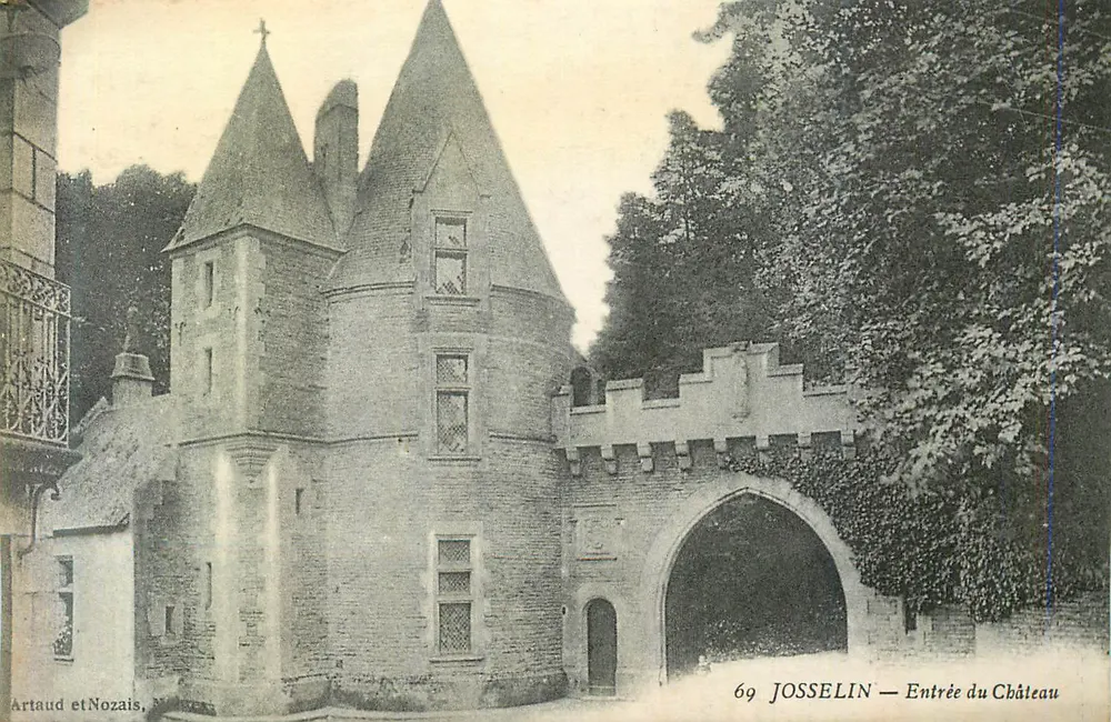 Josselin — Entrada do Castelo — Artaud e Nozais, n°69 - Frente