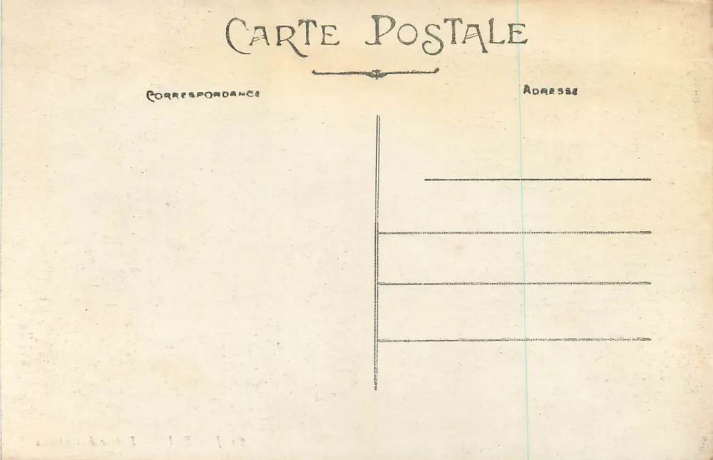 Josselin — Entrada do Castelo — Artaud e Nozais, n°69 - Verso