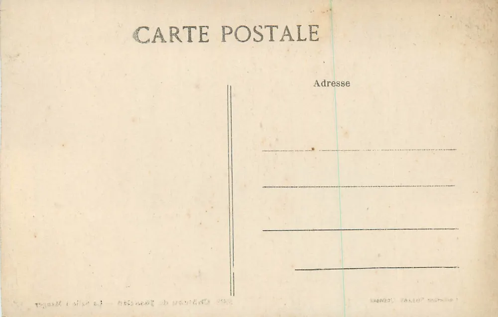 Château de Josselin — La Salle à Manger — Collection V - Verso