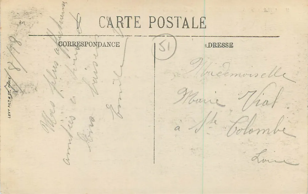 Chalons-sur-Marne — La Cathédrale (côté septentrional) — LL. - Verso
