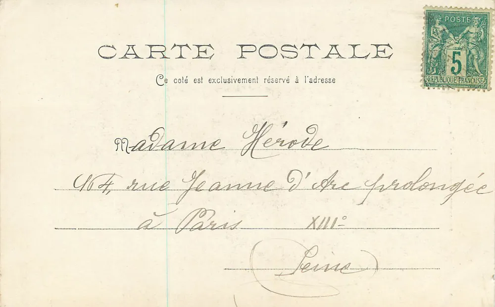 Reims — Igreja de Santa Geneviève — P.-D. R. - Verso