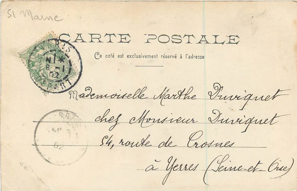 Reims — Panorama — P-D-R - Verso