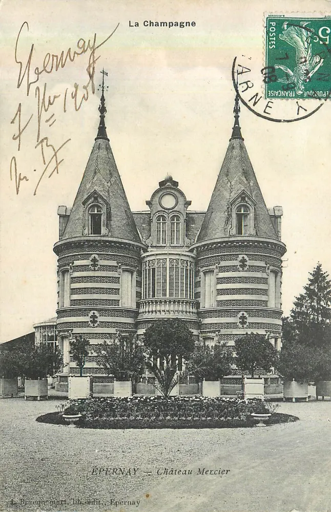 Épernay — Zamek Mercier — Champagne - Awers