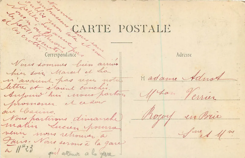 Reims — A Fontaine Subé — Editor: REIMS, n°58 - Verso