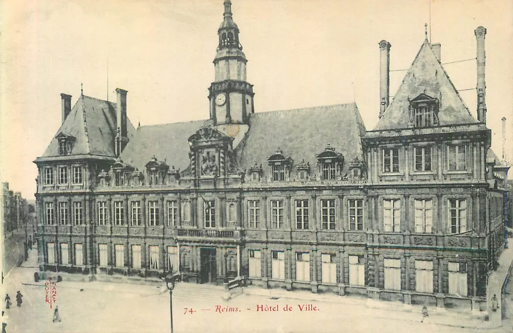 Reims — Hotel de Ville — editor NANCY - Frente