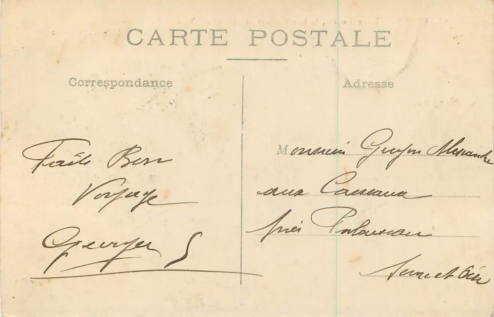 Reims — Place Royale, Rue Colbert und Rathaus — Verlag: Cartes Postales Reims, n°63 - Rückseite