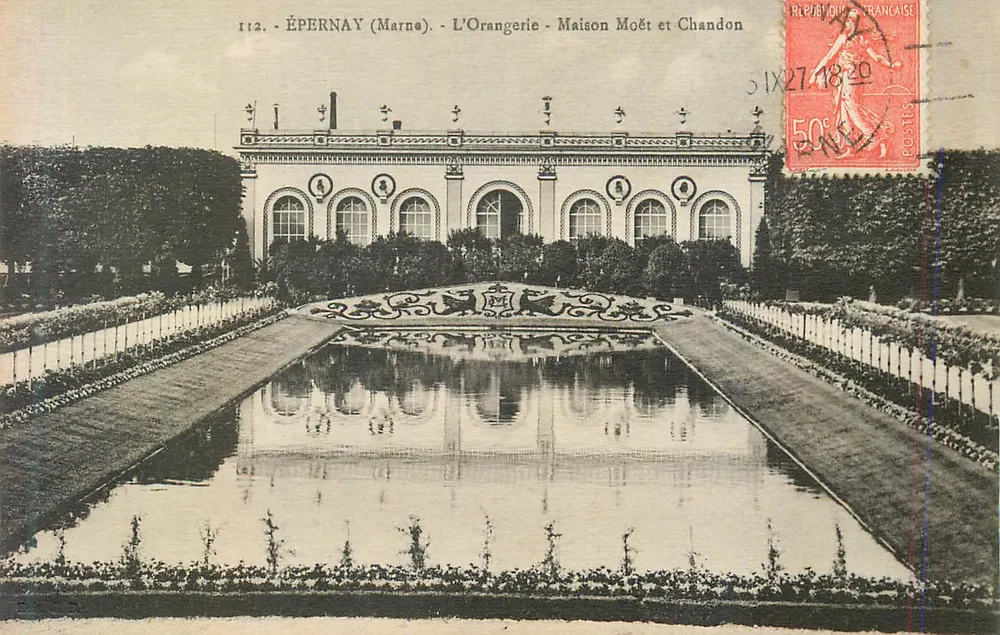 ÉPERNAY (Marne) - A Orangerie - Casa Moët et Chandon - Frente