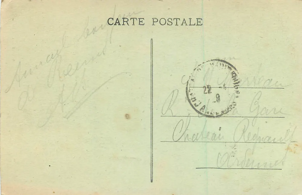 Reims — A Catedral — G. Graff, editor, Reims - Verso