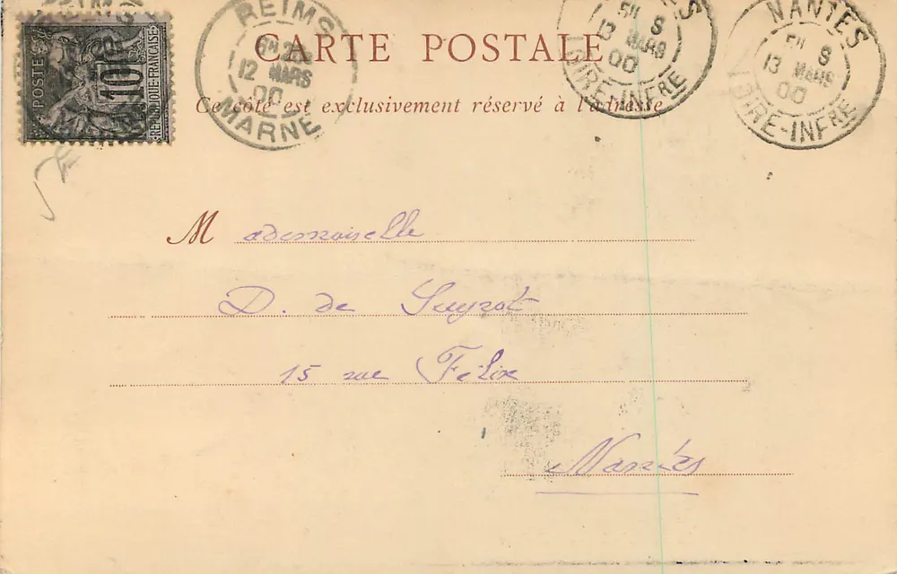 Reims — A Catedral — ND Pbot - Verso