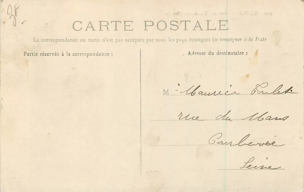 Reims — Arco do Triunfo Romano — S.A. MARNE, n°100 - Verso
