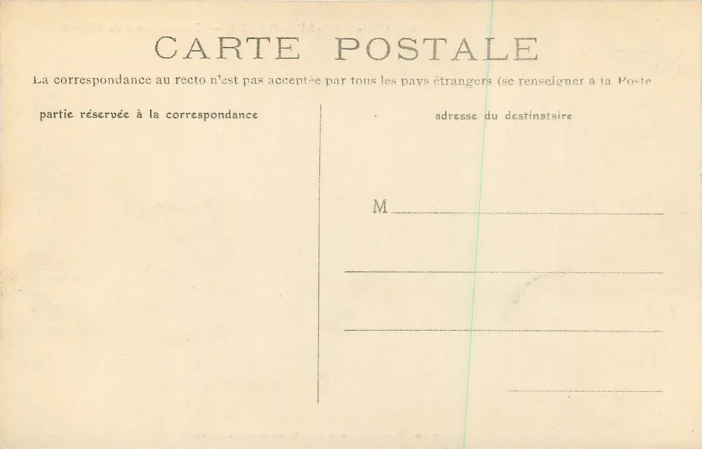 Chalons-sur-Marne — Nossa Senhora da Espinha — Edição dos Magasins Réunis - Verso