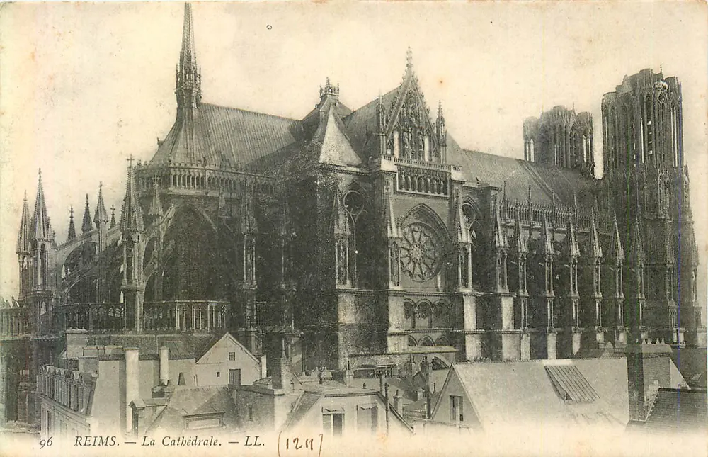 Reims — A Catedral — LL. n° 96 - Frente
