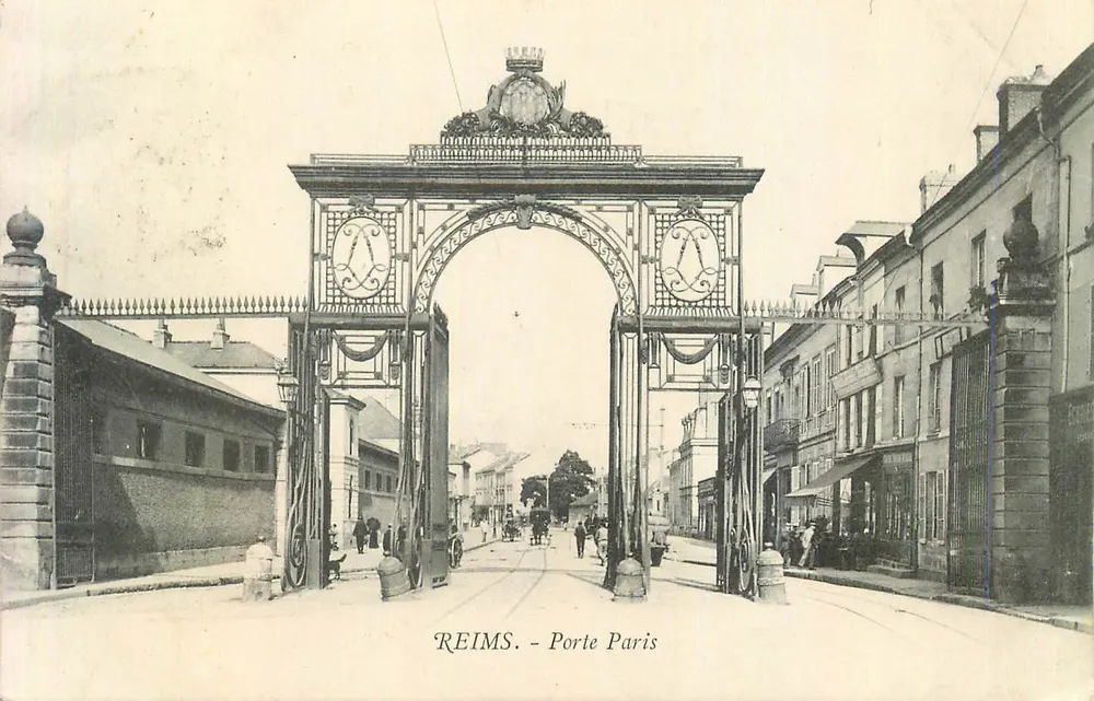 Reims — Porte Paris — editor não identificado - Frente