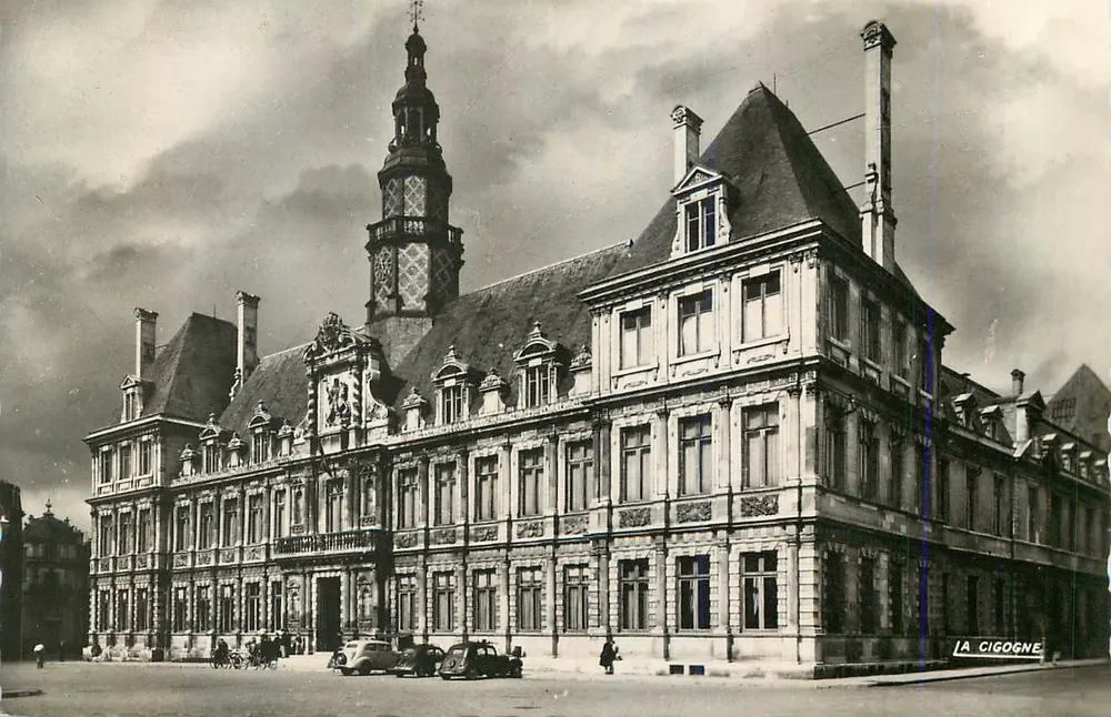 L'Hotel de Ville di Reims — Reims (Marne) — Ed. « La Cigogne » - Recto