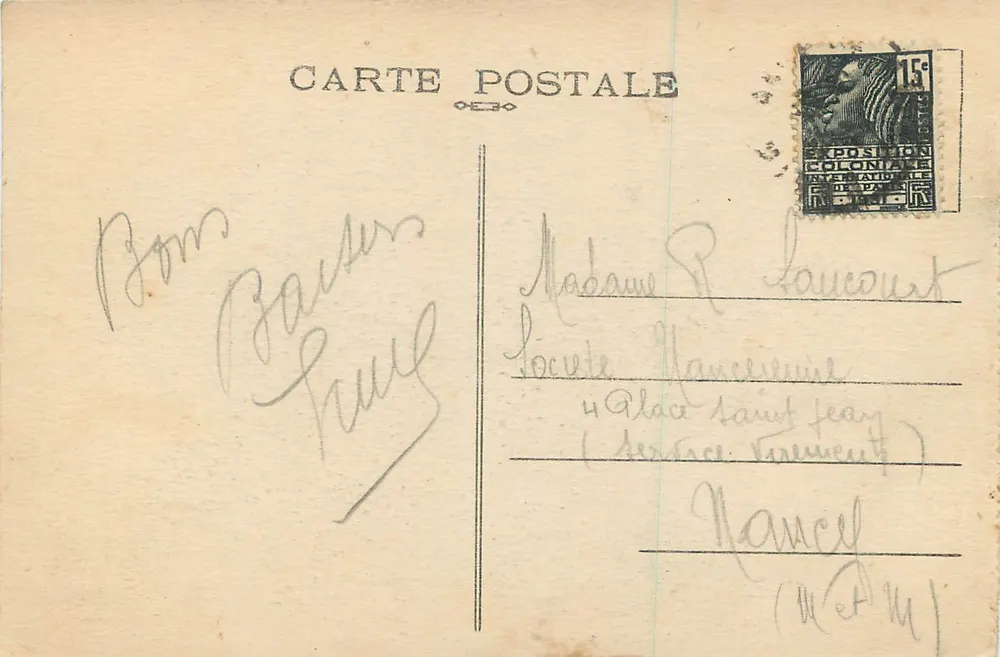 Reims — La Cathédrale — Le Grand Portail — G. Graff et Lambert édit. Reims, n° 303 - Verso