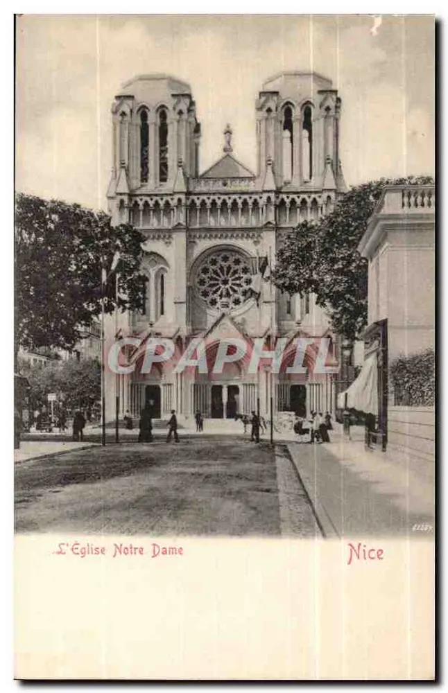 नोट्रे डेम चर्च — निस — अज्ञात प्रकाशक, श्रृंखला संख्या 61687 - आगे
