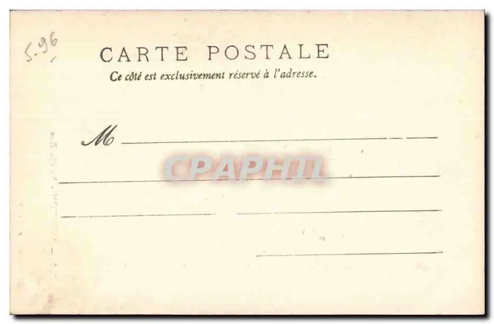 Menton - Rue Vieux — editor Giletta, Nice, n° 575 - Verso