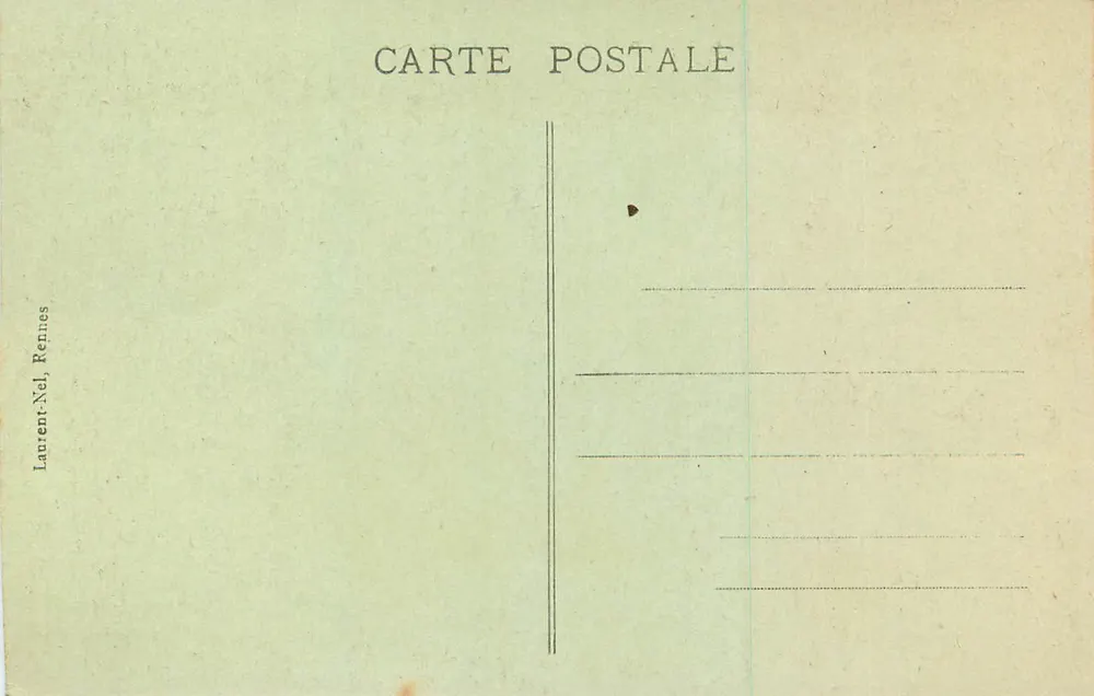 Presqu'île de Quiberon — Couloirs de Port-Bara — Laurent-Nel, Rennes, n°1225 - Rückseite