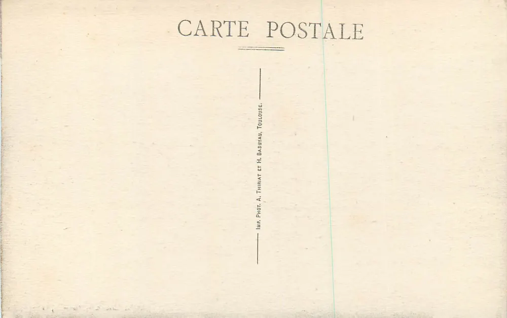 Le Puy — Vue Générale prise du Rocher d'Espaly — A. Thiriat et H. Basuau, Toulouse - Verso