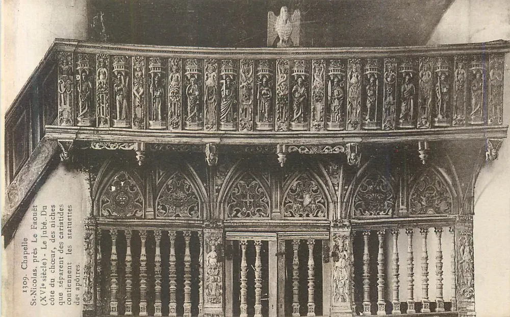Chapelle Saint-Nicolas — Der Jubé des 16. Jahrhunderts — Laurent-Nel, Rennes - Vorderseite