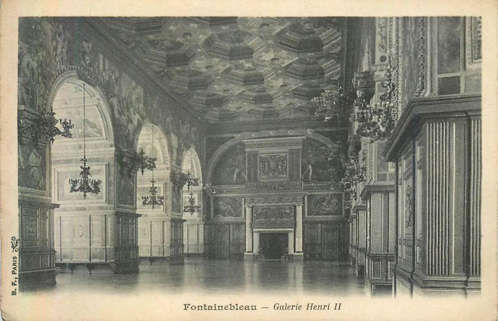 Fontainebleau — Galerie Henri II — B. F. PARIS - Vorderseite