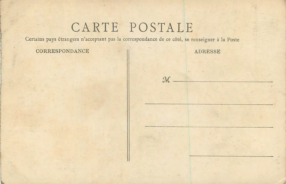 Fontainebleau — Galerie Henri II — B. F. PARIS - Rückseite