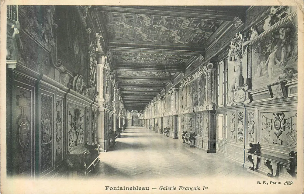 Fontainebleau — Galerie François Ier — B. F., PARIS - Vorderseite